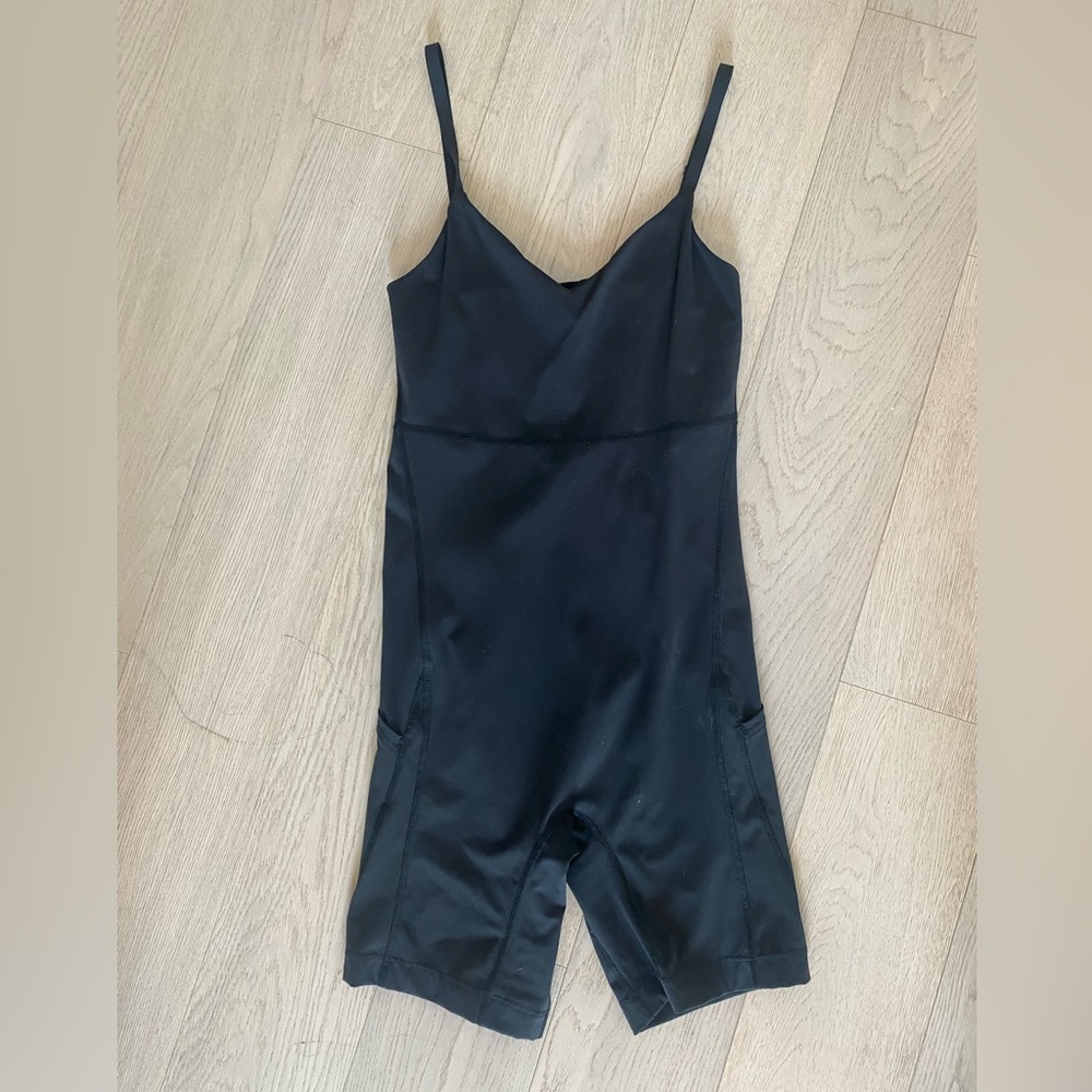 Black outdoor voices bodysuit